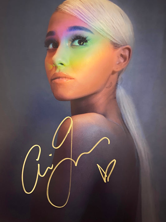 Ariana Grande signed photo