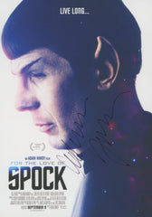 Adam Nimoy signed "For the Love of Spock" movie postcard