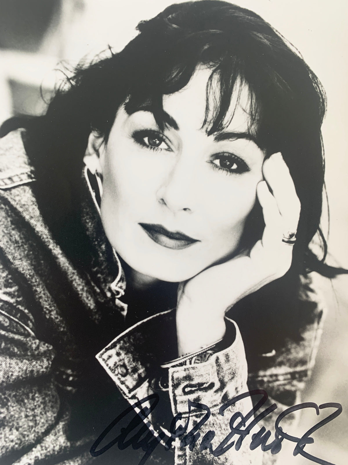 Angelica Huston signed photo