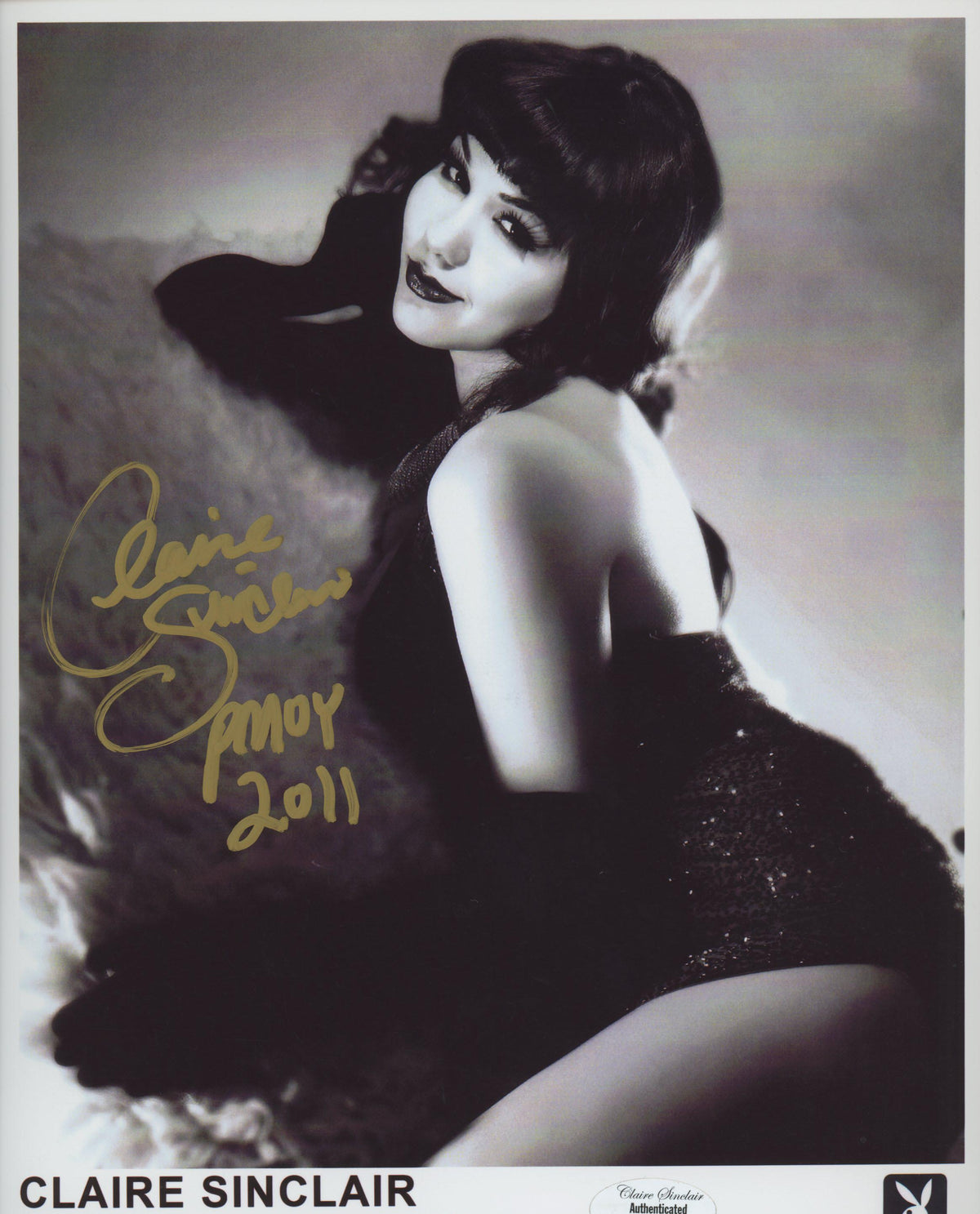 2011 Playboy Model of the Year signed photo