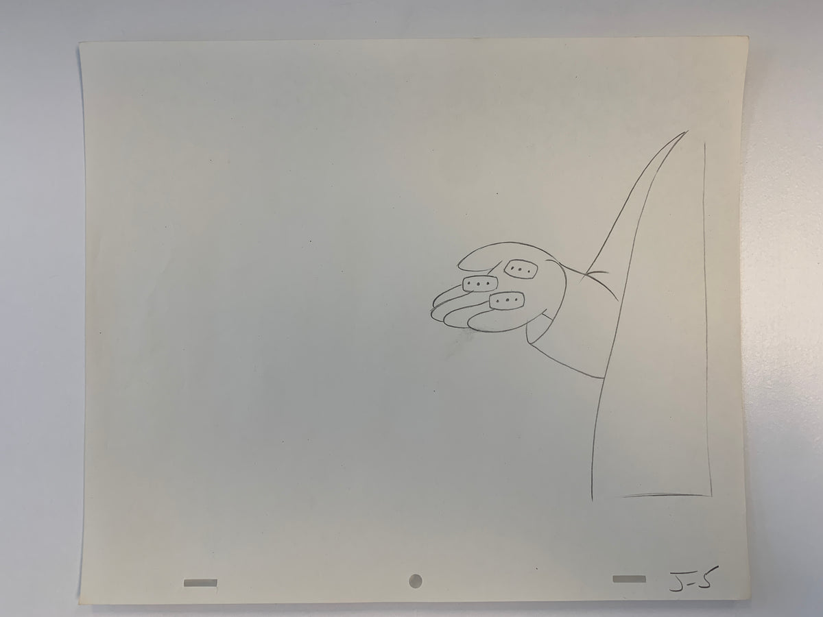 The Flintstones original hand drawn artwork for cartoon