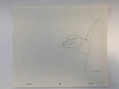 The Flintstones original hand drawn artwork for cartoon