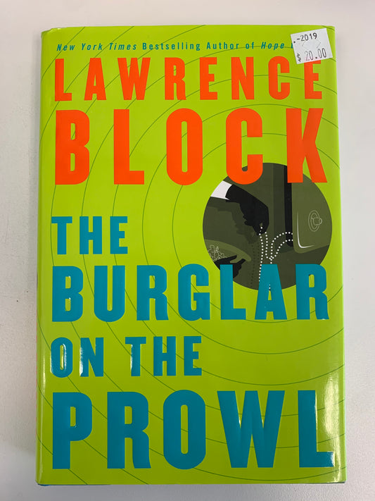 The Burglar on the Prowl Lawrence Block signed first edition book