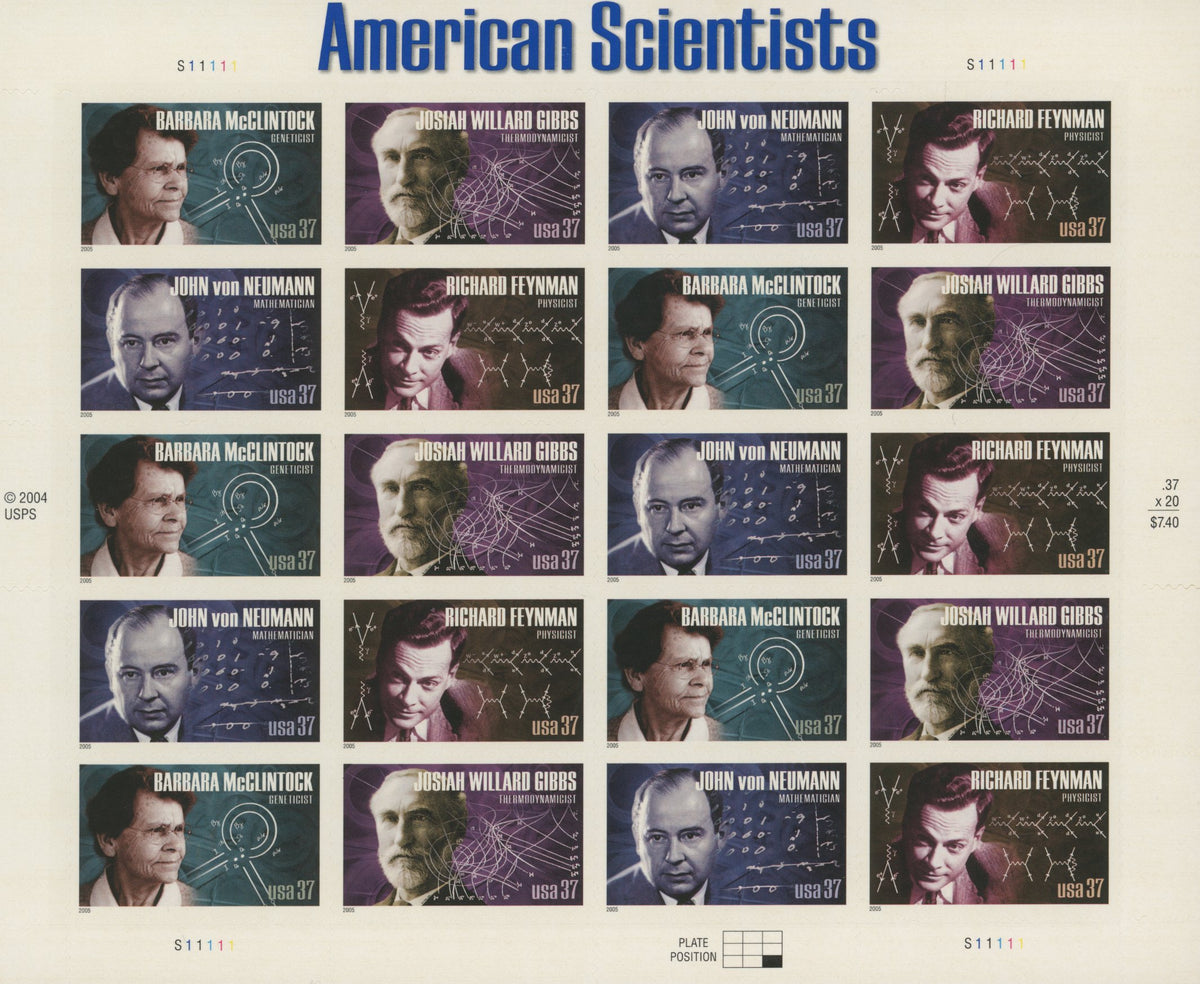 American Scientists Stamps