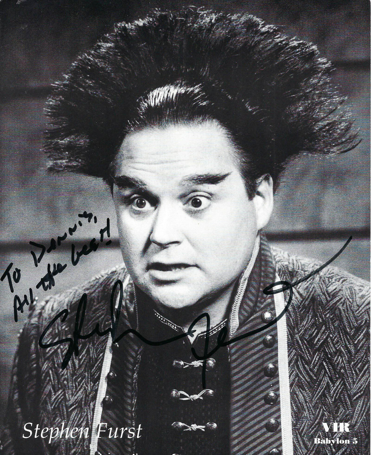 Babylon 5 signed photo