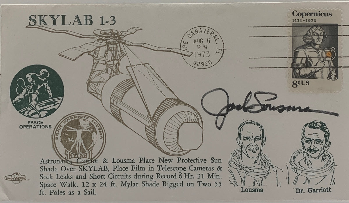 Astronaut Jack Lousma signed FDC