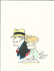 Dick Tracy signed sketch