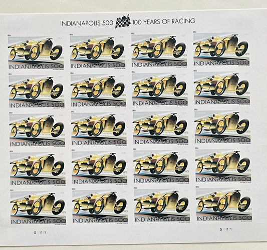 2011 Indianapolis 500 stamp set of 20