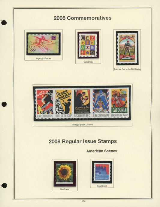 2008 Commemorative & Regular Issue Stamps