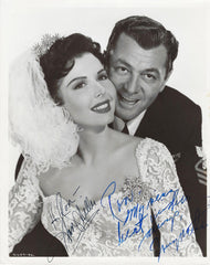 Ann Miller and Tony Martin signed movie photo