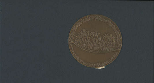 1970 Israel Keron Hayesod Appeal 59 mm bronze medallion