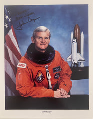 Astronaut John Casper signed photo