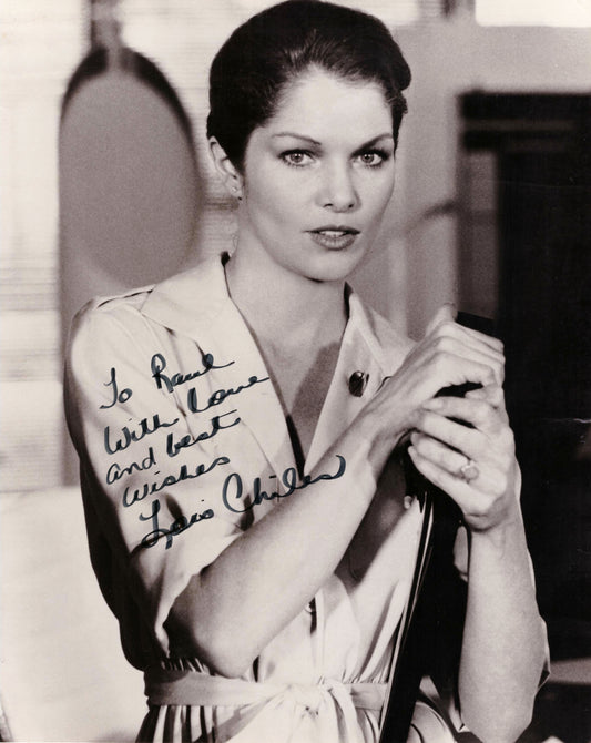 Bond girl Lois Chiles signed photo