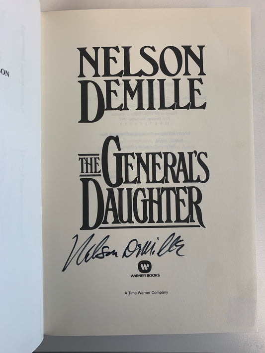 The General's Daughter Nelson DeMille signed first edition book