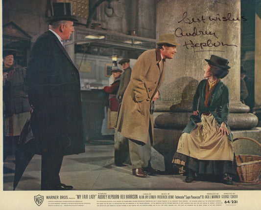 Audrey Hepburn signed "My Fair Lady" movie photo. GFA Authenticated