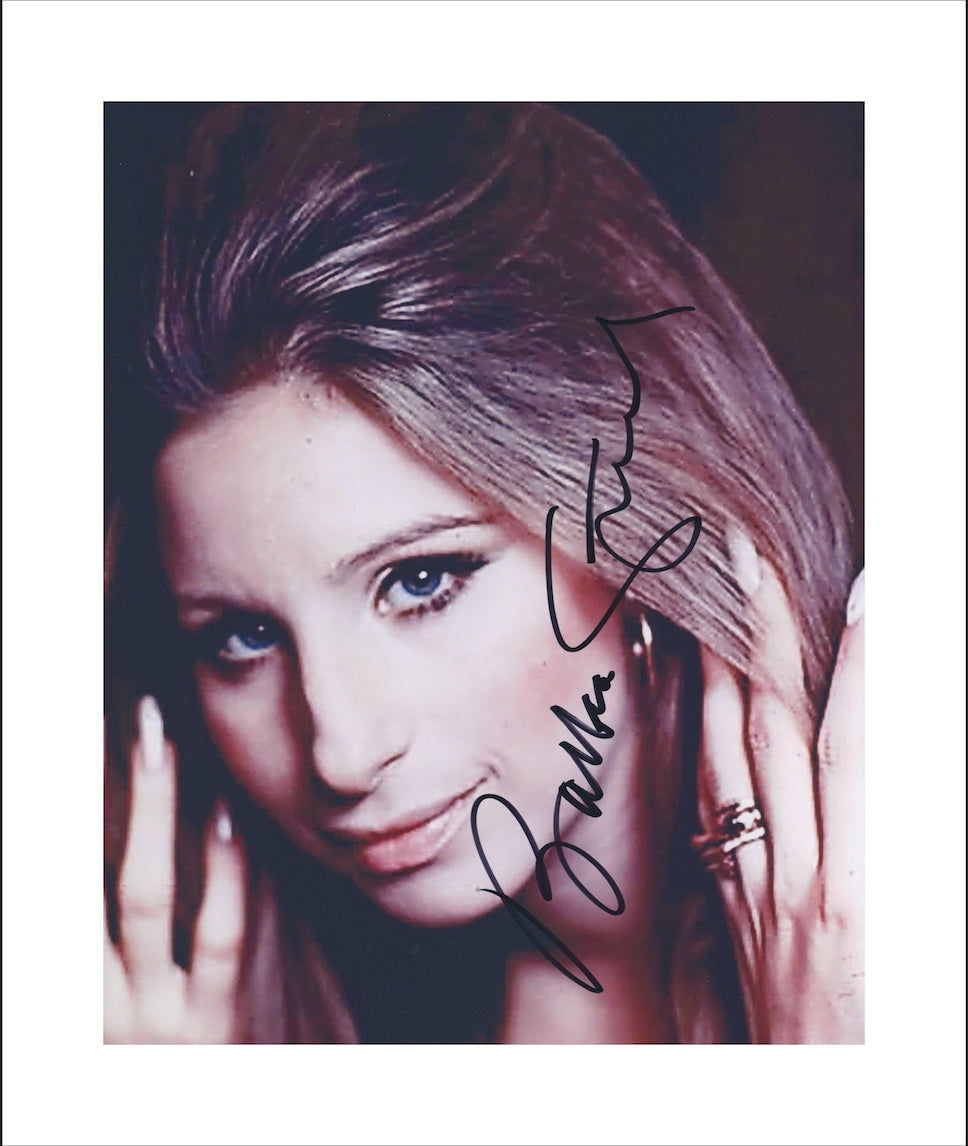 Barbara Streisand signed  photo. GFA Authenticated