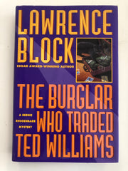 The Burglar Who Traded Ted Williams Lawrence Block signed book