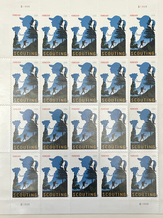 2012 Celebrate Scouting stamp set of 20