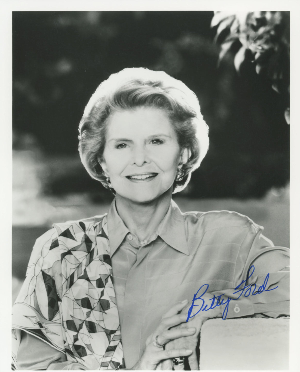 Betty Ford signed photo