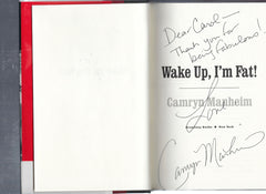 Wake Up, I'm Fat! Camryn Manheim signed book