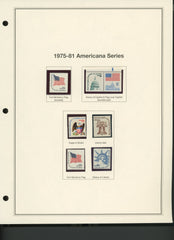 1975-81 American Series Stamp Set