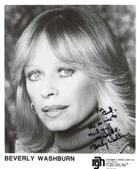 Beverly Washburn signed photo