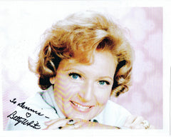 Betty White signed photo