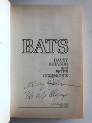 Bats Davey Johnson signed book