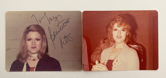 Bernadette Peters signed photo