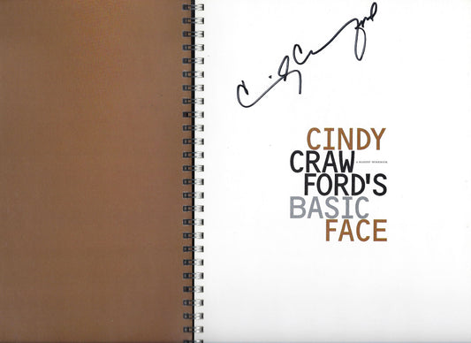 Cindy Crawford signed book