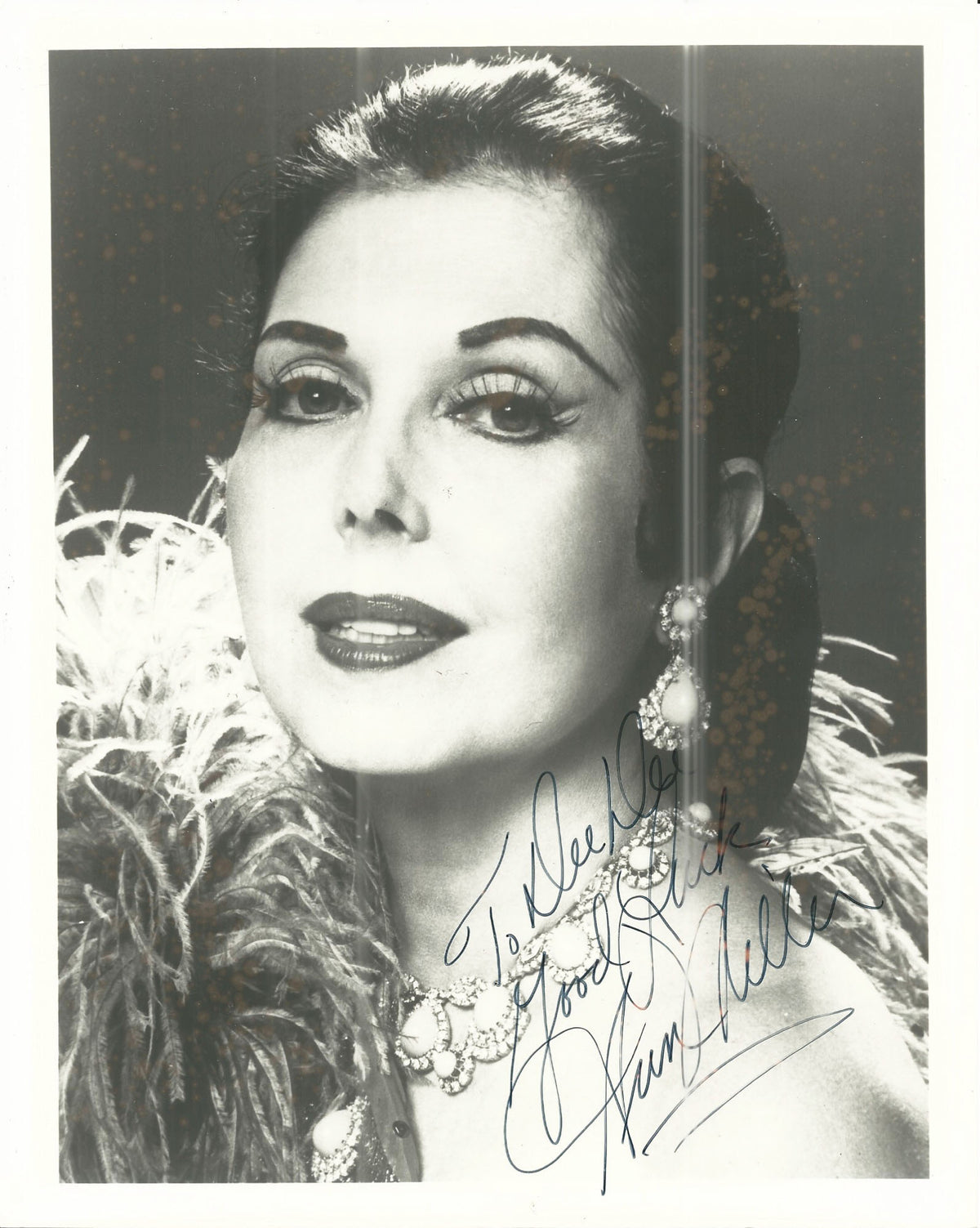 Ann Miller signed photo