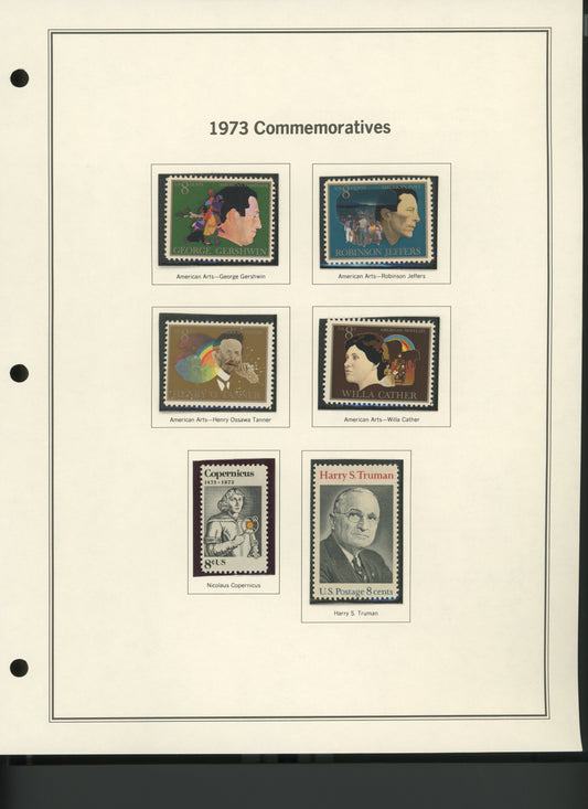 1973 United States Commemorative Stamp Set