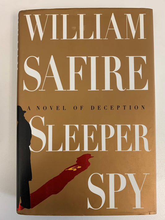 Sleeper Spy William Safire signed first edition book