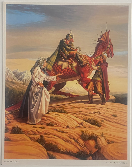 Larry Elmore signed Valley of Steel portfolio