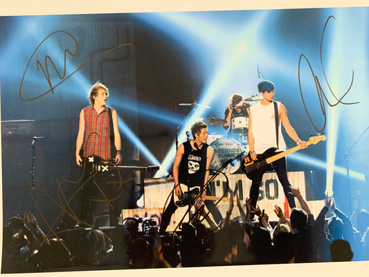 5 Seconds of Summer Signed Photo