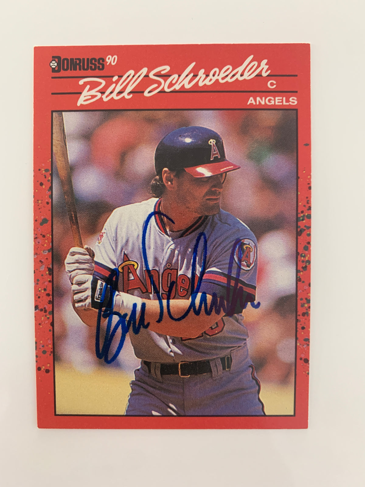 Bill Schroeder signed baseball card