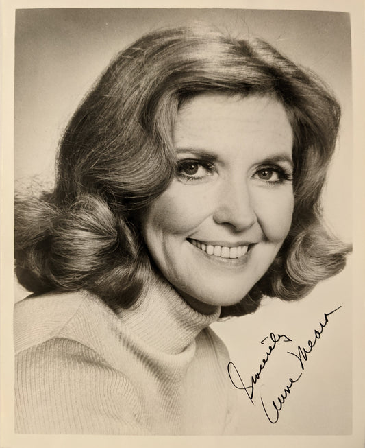 Anne Meara signed photo