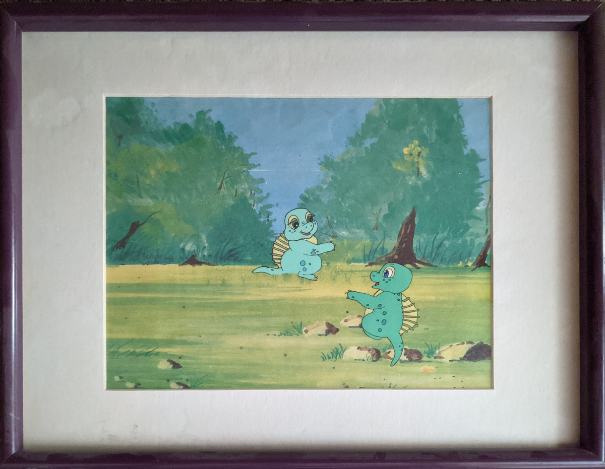 Dink, The Little Dinosaur Framed Animation Cel