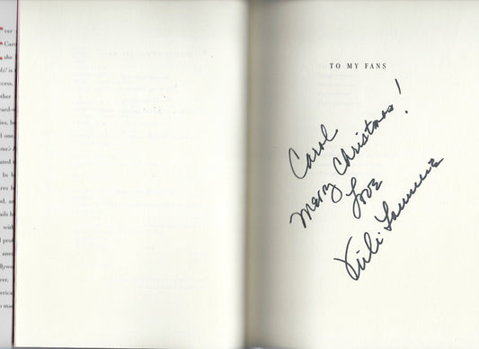 Vicki Lawrence signed book