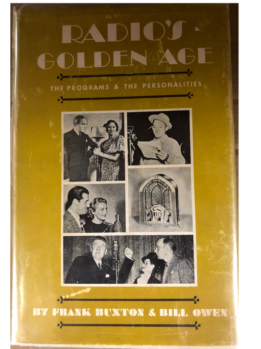 Radio's Golden Age vintage hardcover book