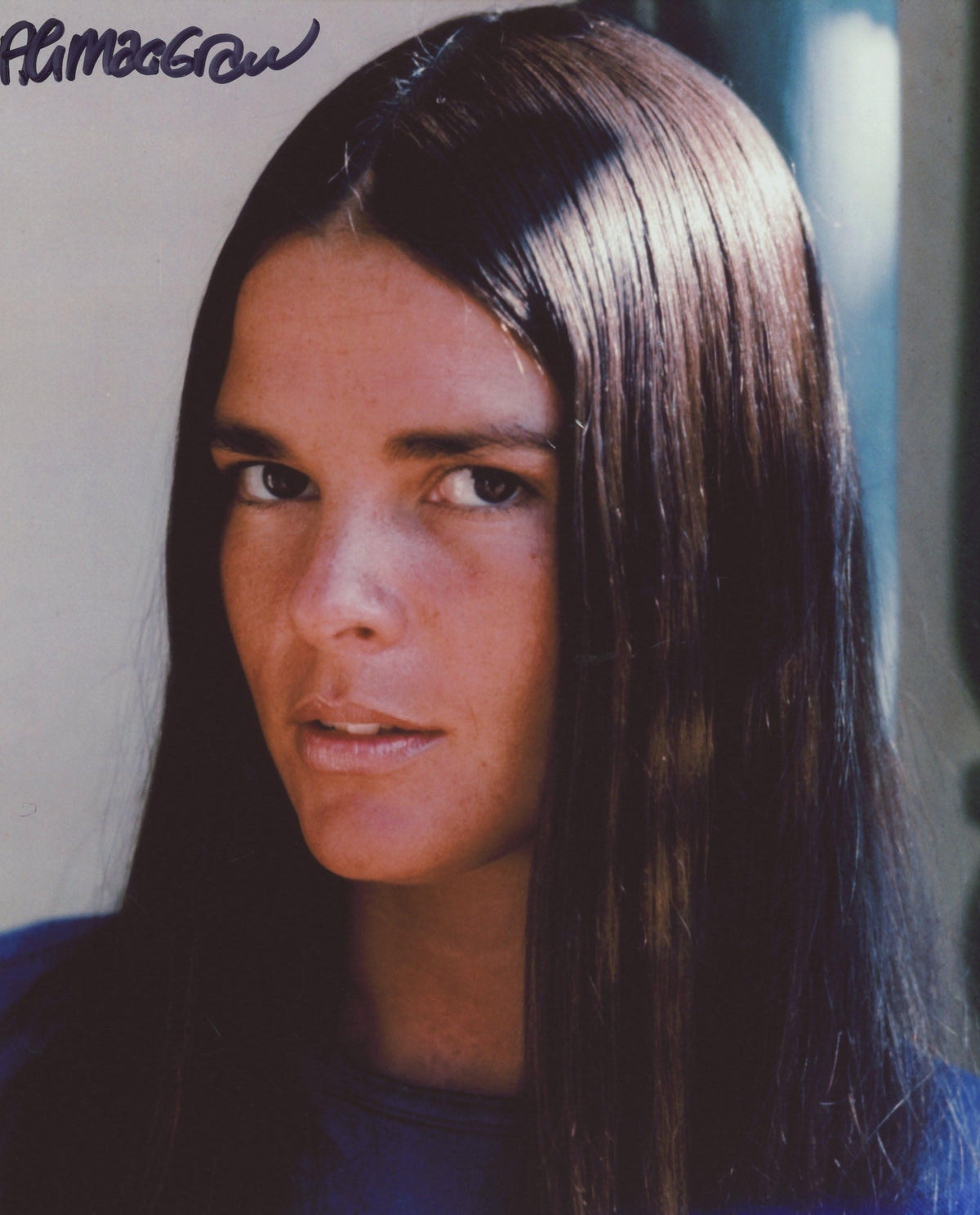 Ali MacGraw signed photo