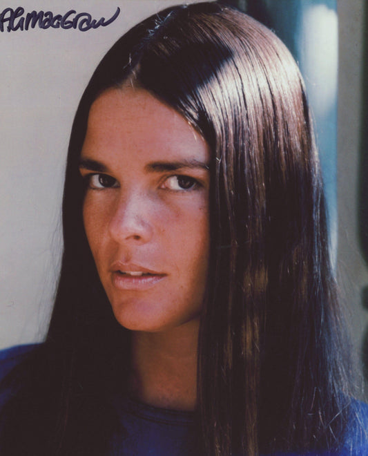 Ali MacGraw signed photo