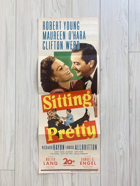 Sitting Pretty original 1948 vintage movie poster