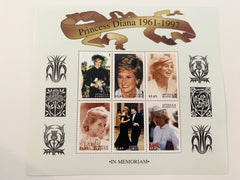 Antigua Barbuda Diana Princess of Wales commemorative stamp set