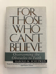 For Those Who Can't Believe Harold M. Schulweis signed book